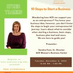 ACE Services & Steps to Start a Business