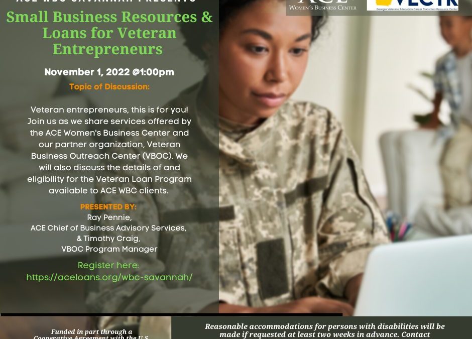 Small Business Resources & Loans for Veteran Entrepreneurs