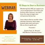 ACE Services & 10 Steps to Start a Business