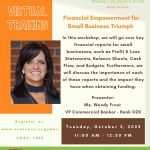 Financial Empowerment for Small Business Triumph Webinar