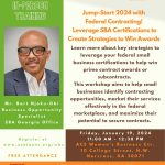 Jump-Start 2024 with Federal Contracting! Leverage SBA Certifications to Create Strategies to Win Awards