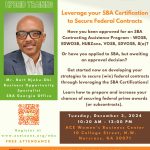 Leverage your SBA Certification to Secure Federal Contracts