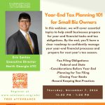 Year-End Tax Planning 101 for Small Biz Owners