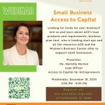 Small Business Access to Capital