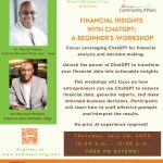 Financial Insights With ChatGPT: A Beginner’s Workshop