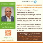 Develop Your Federal Strategies To Win Prime Awards & Subcontracts