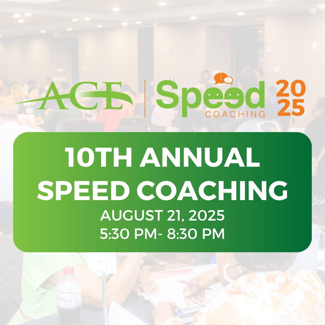 ACE Announces It’s 10th Annual Speed Coaching Event