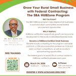 Grow Your Rural Small Business with Federal Contracting: The SBA HUBZone Program